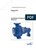 C147 - POLISH WATER PUMP, BOILER BLOWDOWN PUMP, LP FEED PUMP - O&M Manual