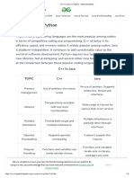 C++ Vs Java Vs Python - GeeksforGeeks