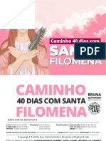 Consagração A Santa Filomena