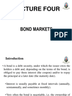 Lecture 4 - Bond Markets