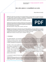 ARAÚJO, Denise. Outras Falas Sobre Gênero e Sexualidade Na Escola