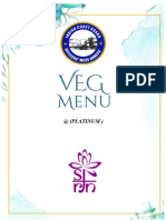 Veg Platinum Menu