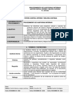 Procedimiento de Auditorias Internas V2