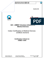 ICMED - Section 3B - Certification Criteria For ICMED 13485 - For Reference Purposes Only