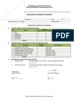 Analisis Alokasi Waktu PAI 10 KUMER