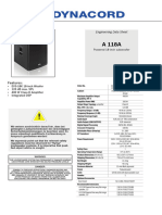 Sub Dynacord Actif A118a