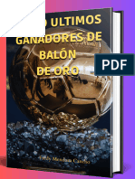 Ocho Ultimos Ganadores de Balón de Oro