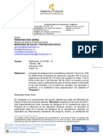 Concepto Sobre Legislacion de Cannabis de La SIc en Colombia