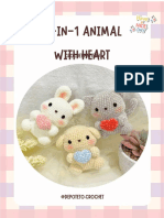 PDF 3 in 1 Animal With Heart by Depoteto Crochet Compress