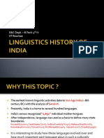 Linguistics History of India