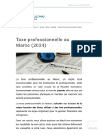 Taxe Professionnelle Au Maroc (2024) - Upsilon Consulting