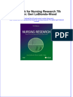 Full Download Test Bank For Nursing Research 7th Edition: Geri LoBiondo-Wood File PDF All Chapter On 2024