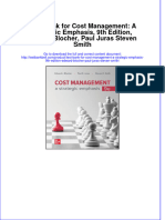 Full Download Test Bank For Cost Management: A Strategic Emphasis, 9th Edition, Edward Blocher, Paul Juras Steven Smith File PDF Free All Chapter