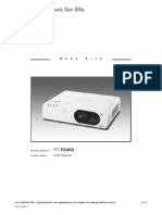 PT-FX400 Specsheet