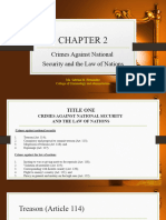 CLJ2 - CHAPTER 2-Crimes Against National Security and Law of Nations