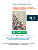 Full Download (Ebook PDF) Teaching Humanities and Social Sciences History Geography, Economics Citizenship in The Australian 6th PDF