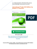 (Ebook PDF) International Trade 4th Edition by Robert C Feenstra Download PDF