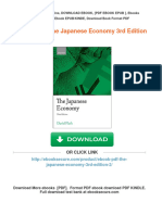 Full Download (Ebook PDF) The Japanese Economy 3rd Edition PDF