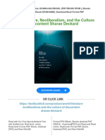 (FREE PDF Sample) World Literature, Neoliberalism, and The Culture of Discontent Sharae Deckard Ebooks