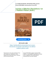 Get On To Mars!: Chronicles of Martian Simulations 1st Edition Vladimir Pletser (Auth.) Free All Chapters