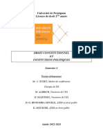 Plaquette - Droit Constitutionnel S.2 2022-2023