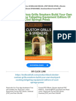 (PDF Download) Black Decker Custom Grills Smokers Build Your Own Backyard Cooking Tailgating Equipment Editors of Cool Springs Press Fulll Chapter