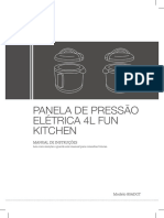 Manual Panela de Pressao Eletrica 4l Fun Kitchen