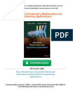 Full Download (Ebook PDF) Introductory Mathematics For Engineering Applications PDF