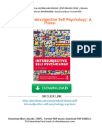 Full Download (Ebook PDF) Intersubjective Self Psychology: A Primer PDF