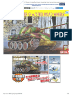 WW - II German SD - Kfz.171 Panther G W - Steel Road Wheels, Infrared Night Vision Devices (Plastic Model) Images List