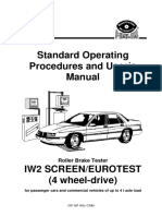 Roller Brake Tester IW2 SCREEN TEST-C - KT Phanh