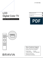 LCD Digital Color TV: Setup Guide