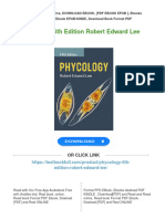 Phycology 5th Edition Robert Edward Lee All Chapter Instant Download