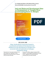 PDF Toward A Coordinated and Balanced Development New Initiatives For The Development of Yangtze River Economic Belt and Explorations in Jiangsu Changchun Cheng Download