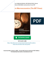 (Ebook PDF) Modern Macroeconomics (The MIT Press) Online Ebook Textbook Full Chapter PDF