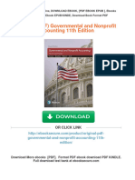 Get (Original PDF) Governmental and Nonprofit Accounting 11th Edition Free All Chapters