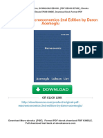 Get (Original PDF) Macroeconomics 2nd Edition by Daron Acemoglu Free All Chapters