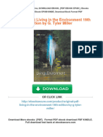 Get (Original PDF) Living in The Environment 19th Edition by G. Tyler Miller Free All Chapters