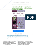 Handbook of Essential Oils, 3rd Ed: Science, Technology, and Applications 3rd Edition Kemal Hüsnü Can Başer 2024 Scribd Download