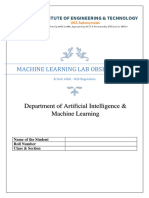 Machine L-Lab-Manual