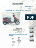 Honda Bali - Specification