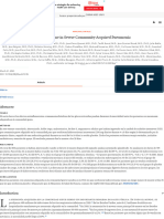 Hidrocortisona en La Neumonía Grave Adquirida en La Comunidad - NEJM