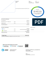 Att Wireless Bill Template