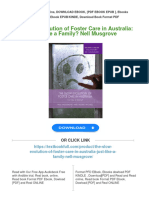 Get The Slow Evolution of Foster Care in Australia: Just Like A Family? Nell Musgrove Free All Chapters