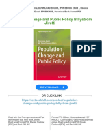 PDF Population Change and Public Policy Billystrom Jivetti Download