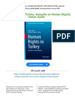 PDF Human Rights in Turkey: Assaults On Human Dignity Hasan Aydin Download