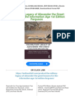 (PDF Download) The Military Legacy of Alexander The Great: Lessons For The Information Age 1st Edition Ferguson Fulll Chapter