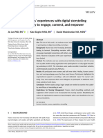 Evaluation of Nurses Experiences With Digital Sto