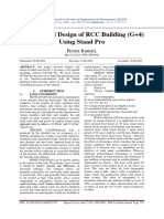 Analysis and Design of RCC Building (G 4) Using Staad Pro