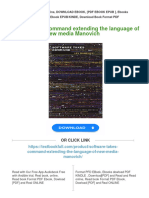 Get Software Takes Command Extending The Language of New Media Manovich Free All Chapters